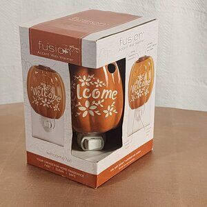 Rimports LLC Scentsational Fusion Orange White Welcome Pumpkin Accent Wax Warmer